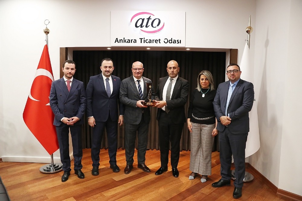 Kudüs Arap Ticaret ve Sanayi Odasından ATO’ya iş birliği teklifi 