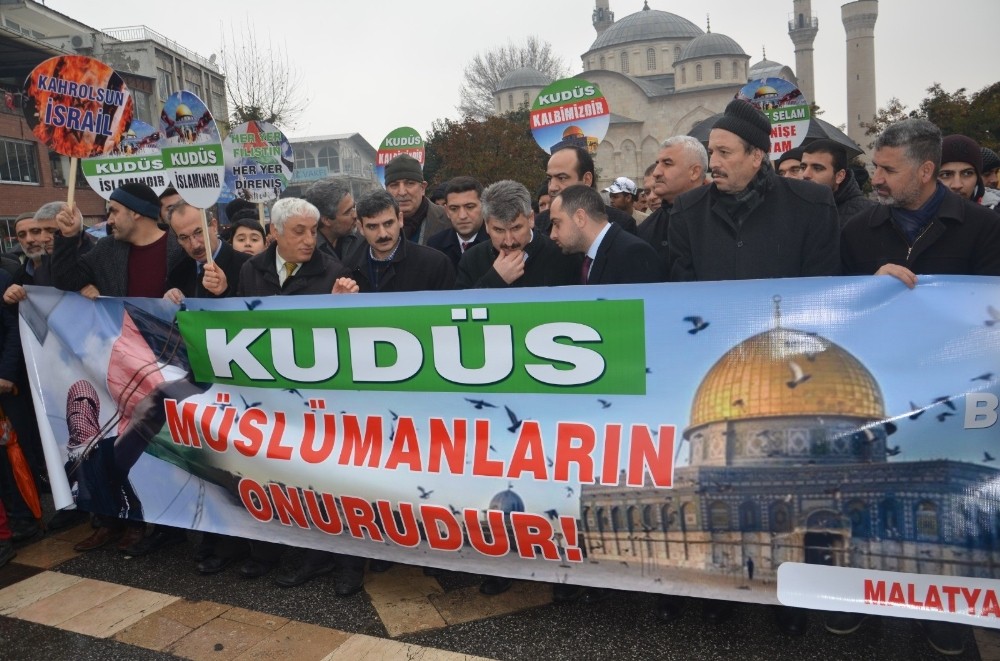 “Kudüs Müslümanların onurudur” eylemi düzenlendi 