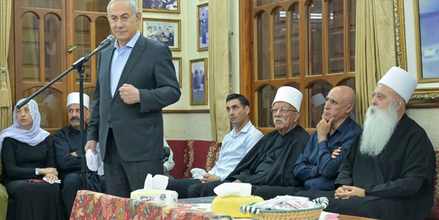 Küfür tek millettir: Netanyahu'dan İsrail için savaşan Dürzilere ziyaret!