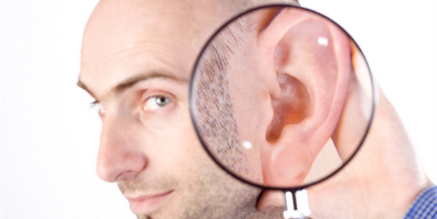 Kulak memesindeki çizgiye dikkat!