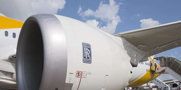  Airbus'ın yeni nesil jet için Rolls - Royce motoru için kullanacağı söyleniyor!