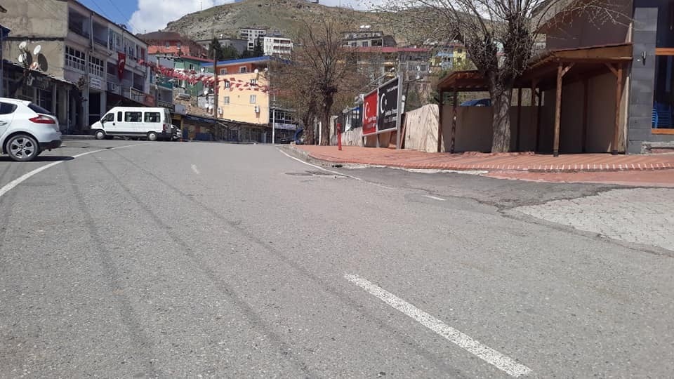 Kulp sokakları yasağın ikinci gününde de boş kaldı 