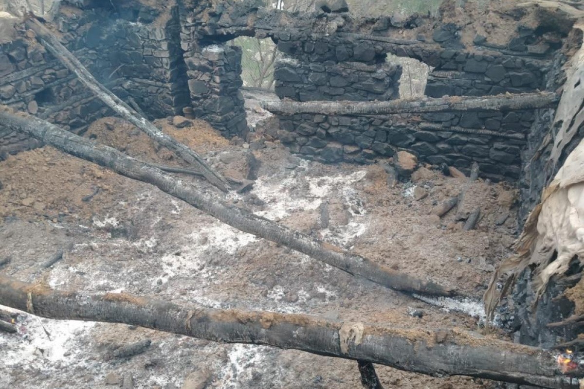 Kulp'ta ahır yangını: 76 hayvan telef oldu