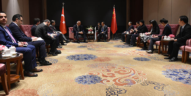 Kültür Bakanı Nuri Ersoy, Çinli mevkidaşı ile görüştü