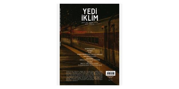 Kültür Sanat dergisi Yedi İklim'in ağustos sayısı çıktı