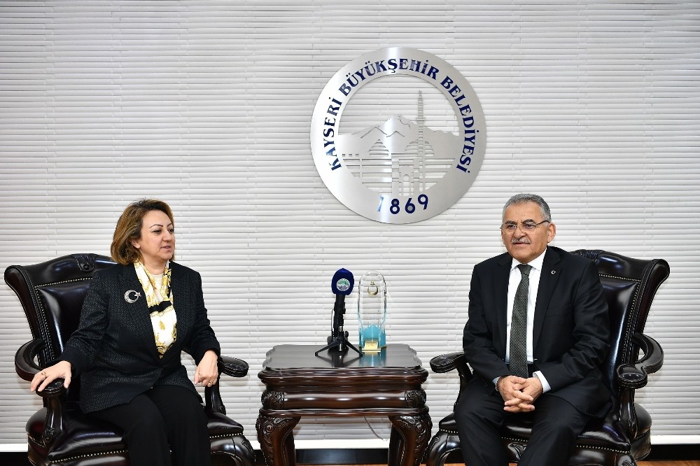Kültür ve Turizm Bakan Yardımcısı Özgül Özkan Yavuz Başkan Büyükkılıç’ı ziyaret etti 