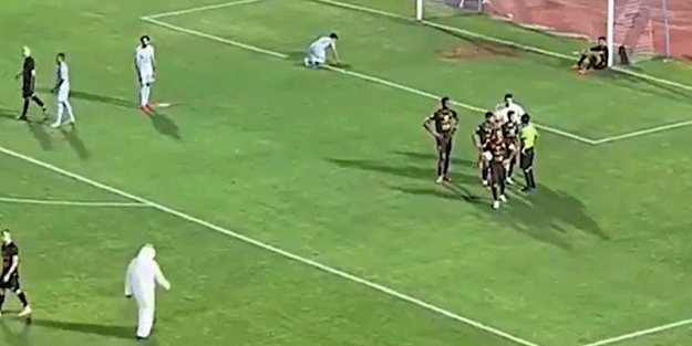 Kulüp başkanı sahaya indi! Penaltı iptal edildi