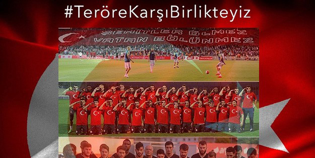 Yeşil sahalarda teröre lanet yağacak!