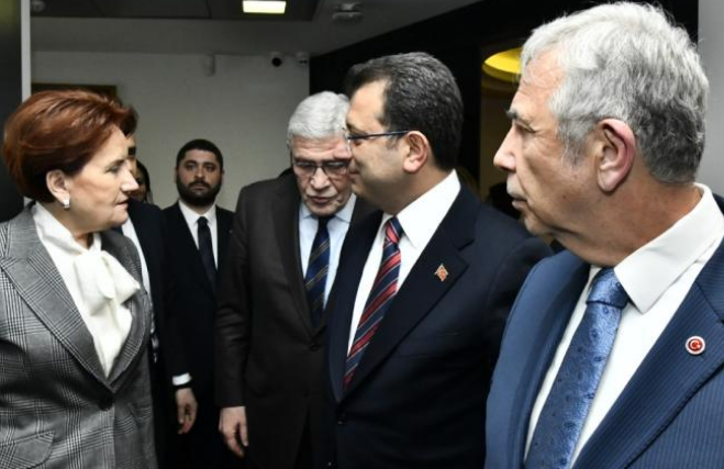 ‘Kumar Masası’ dediği 6’lı masayı deviren sonra tıpış tıpış geri dönen Akşener samimiysen adaylarını açıkla