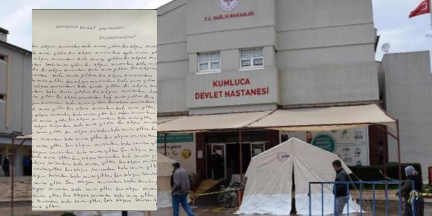 Başhekimden 'onursuz' ceza! Hemşireye 'Ben salağım' yazdırdı