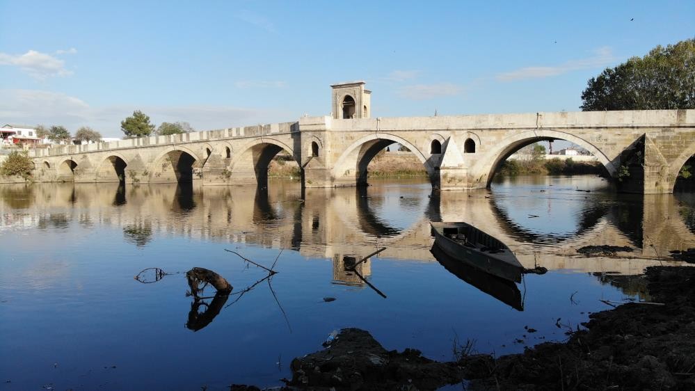 Kuraklık Tunca Nehri'ni vurdu