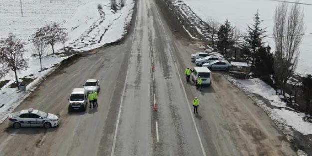 Kurallara uymayan sürücülere havadan denetimle ceza