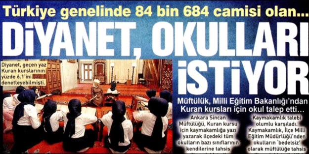 Kur'an öğrenen nesilden rahatsızlar! Solak medyadan 'Diyanet okulları istiyor' yaygarası
