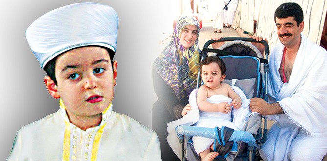 17 aylıkken hacı oldu 4.5 yaşında Kur’an hatmetti