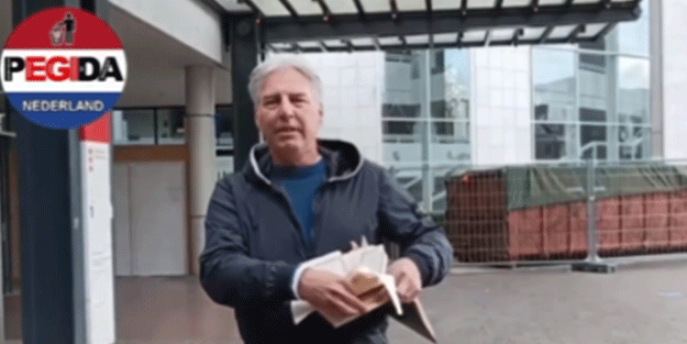 Kur'an'ı Kerim'e alçak saldırı! Hollanda polisi koruması altında çirkin provokasyon