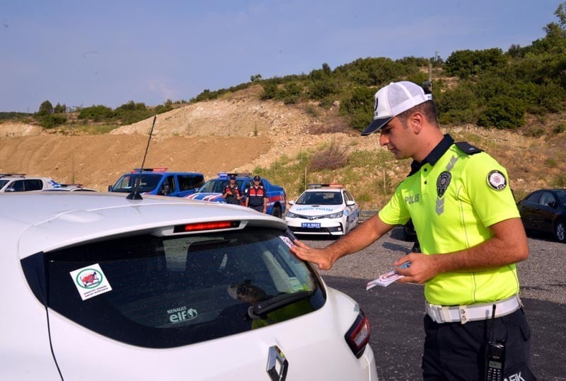 Kurban Bayramı dönüşü trafik denetimi 