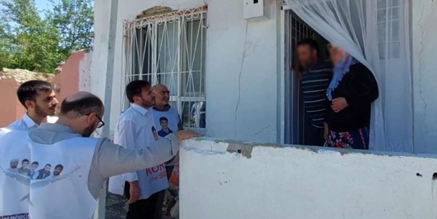 Kurban eti dağıtırken şehid edilen Yasin Börü adına kurban eti dağıttılar