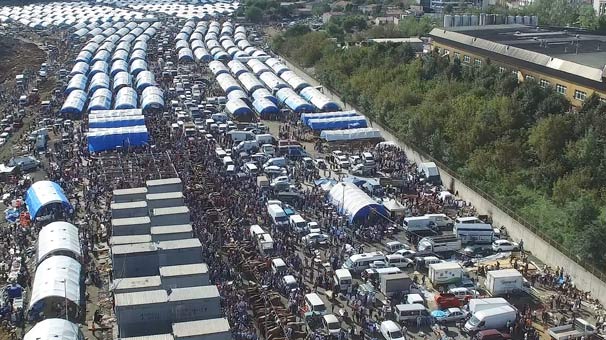 Kurban kesim yerleri doldu taştı!