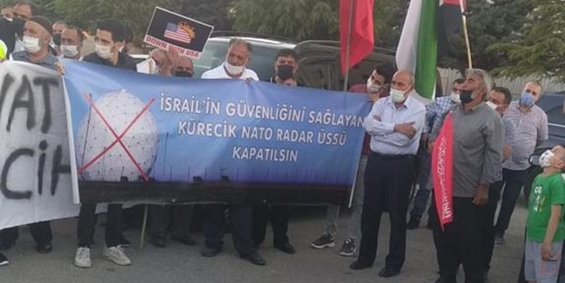 Kürecik Üssü'nde İsrail protestosu!