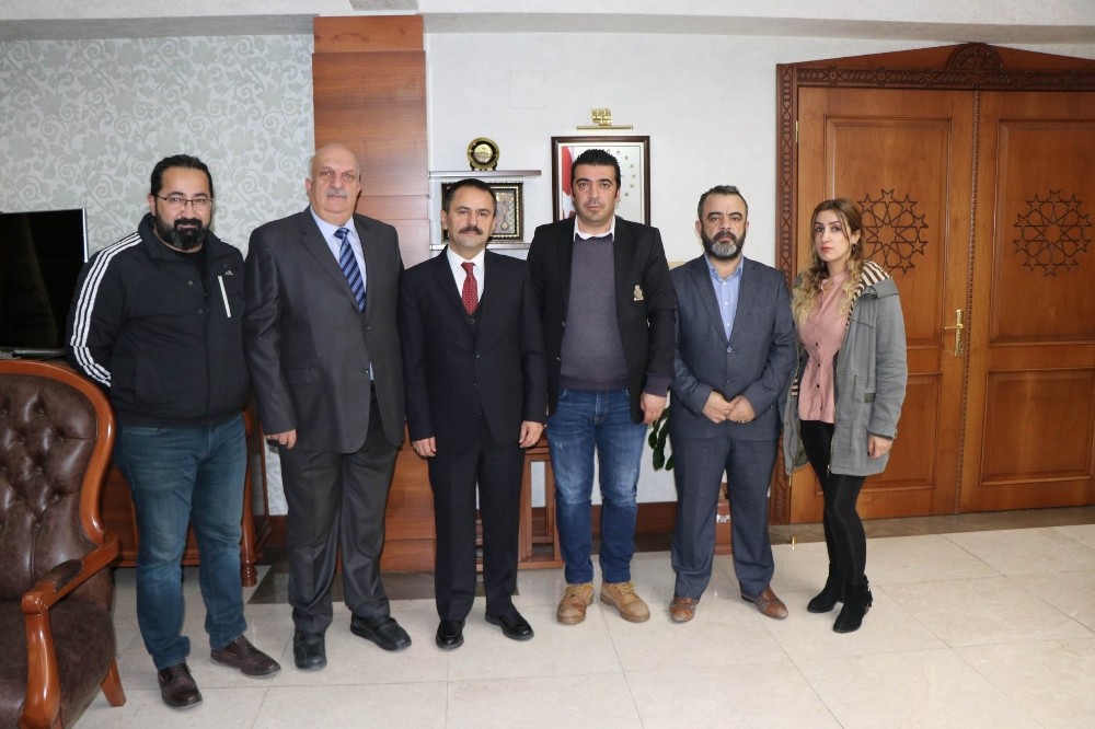 Küresel Gazeteciler Konseyi, Vali Aktaş’ı ziyaret etti 