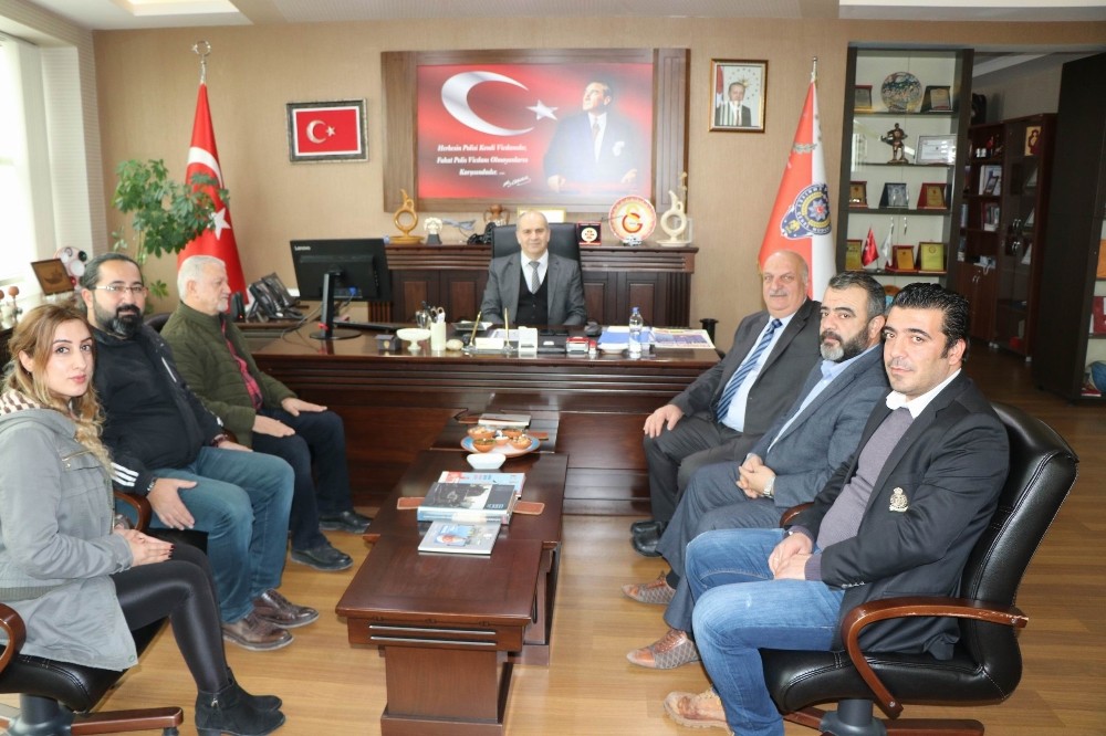 Küresel Gazeteciler Konseyi’nden Emniyet Müdürü Artunay’a ziyaret 