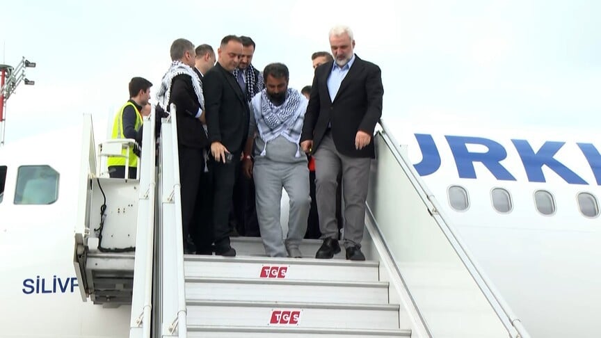 Küresel Sumud Filosu aktivistlerini taşıyan 3 uçak İstanbul'a geldi