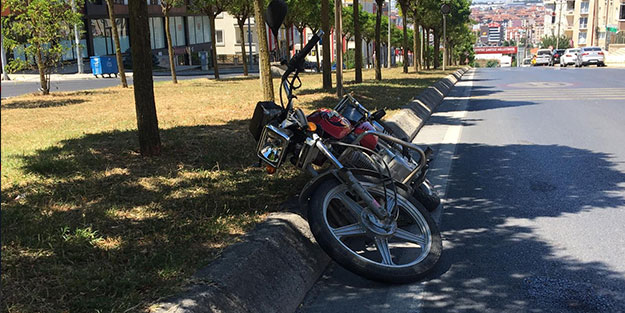 Kurtulmak için manevra yaptı, yine de çarptı