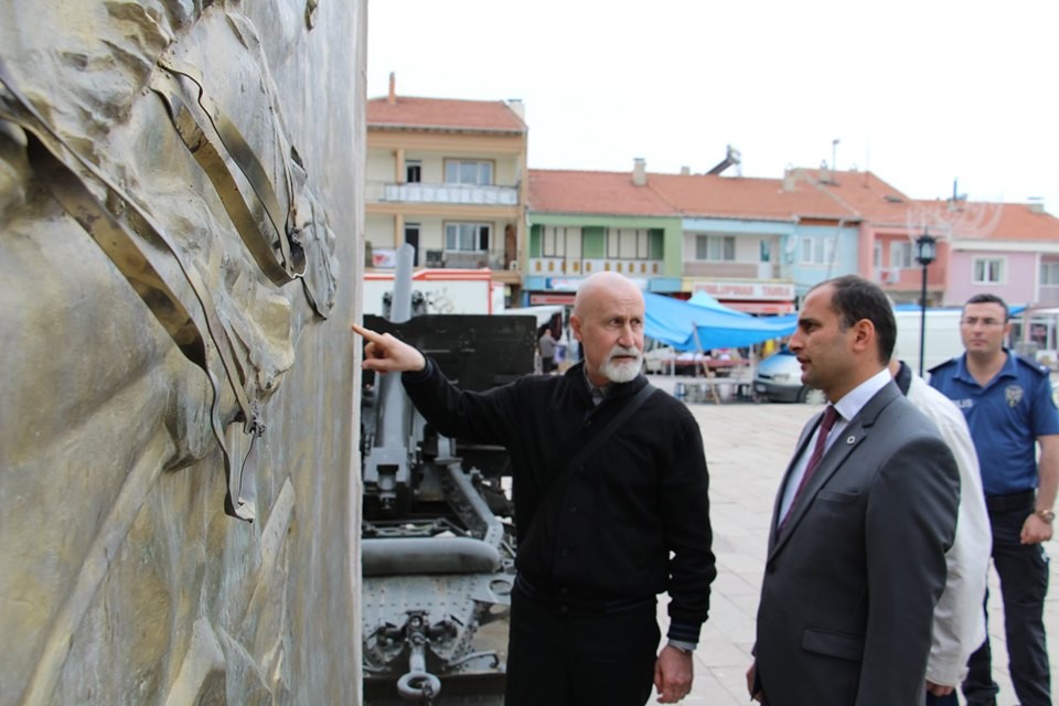 Kurtuluş Savaşı’nın simgesi heykellere bakım ve temizlik çalışması 