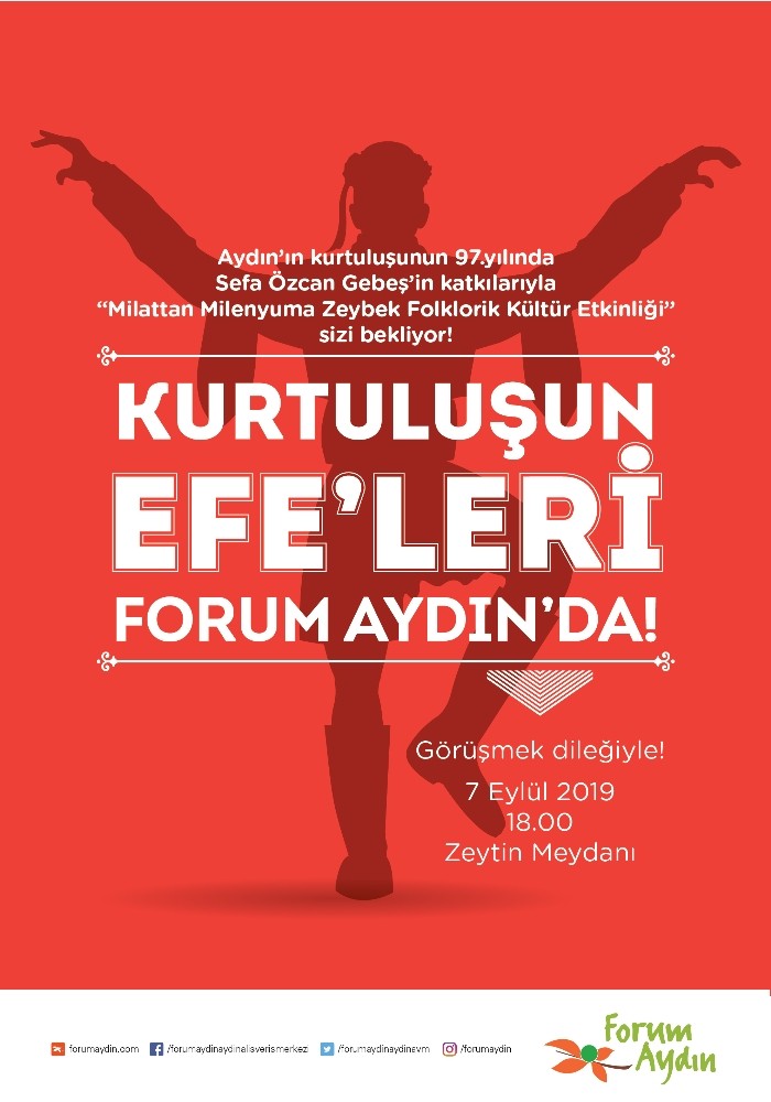 Kurtuluşun efeleri Forum Aydın’da 