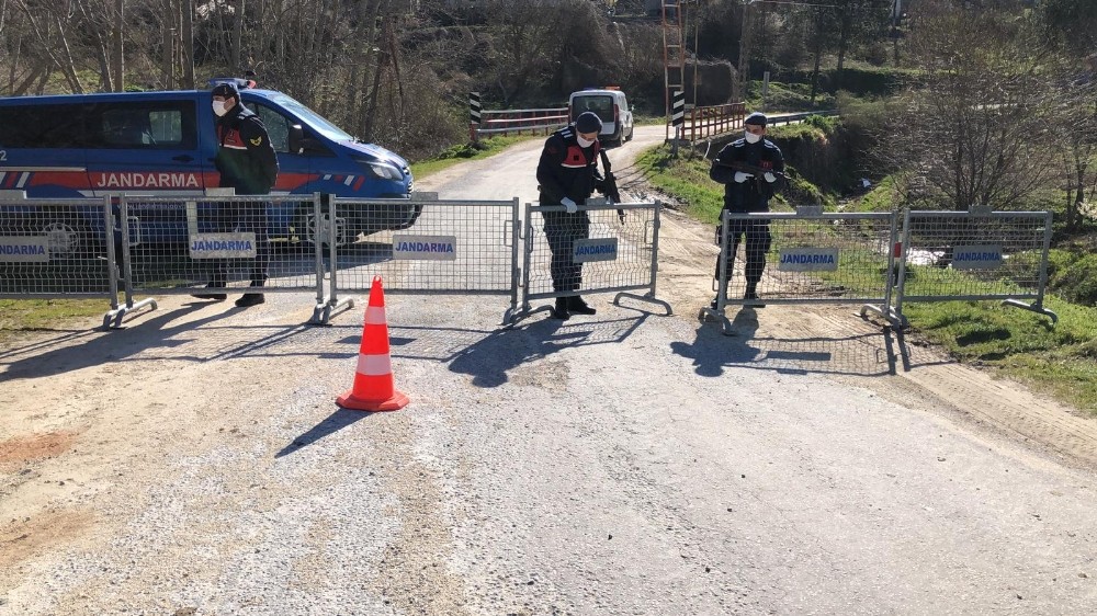 Kurudere köyünde karantina sona erdi 