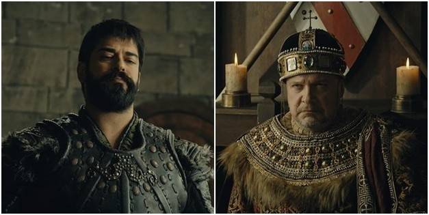 Kuruluş Osman'a damga vuran sahne! Osman Bey İmparatorun karşısına dikildi