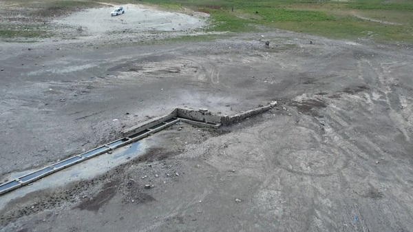 Kuruyan Sazlıdere Barajı’nda görüldü! 50 yıl sonra gelen şaşkınlık