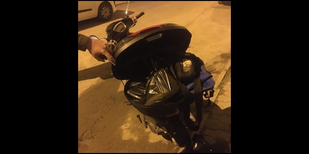 Kurye motosikletiyle içki satarken enselendi! Şahsa büyük ceza