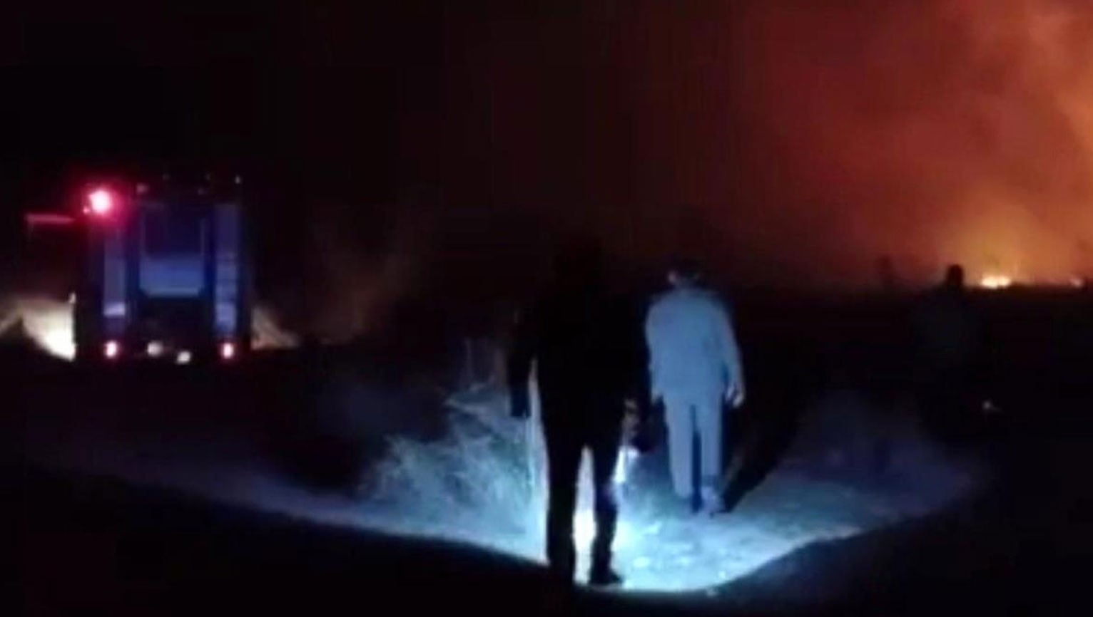 Kuş Cenneti'nde yangın