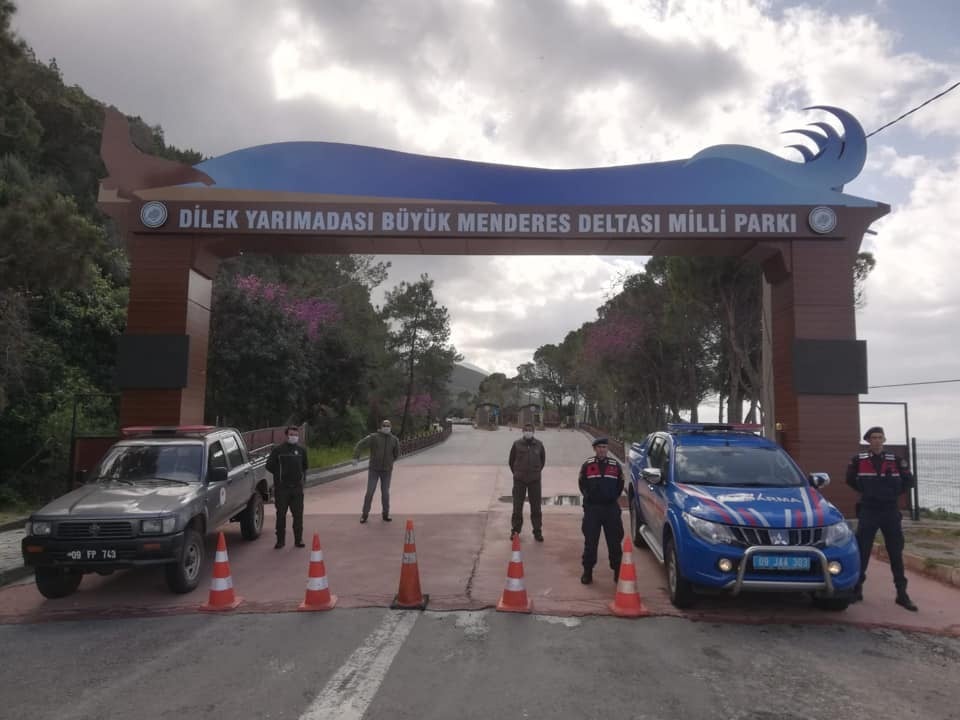 Kuşadası Dilek Yarımadası Milli Parkı kapılarını kapattı 
