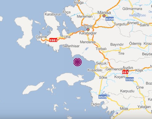 Kuşadası Körfezi’nde deprem 