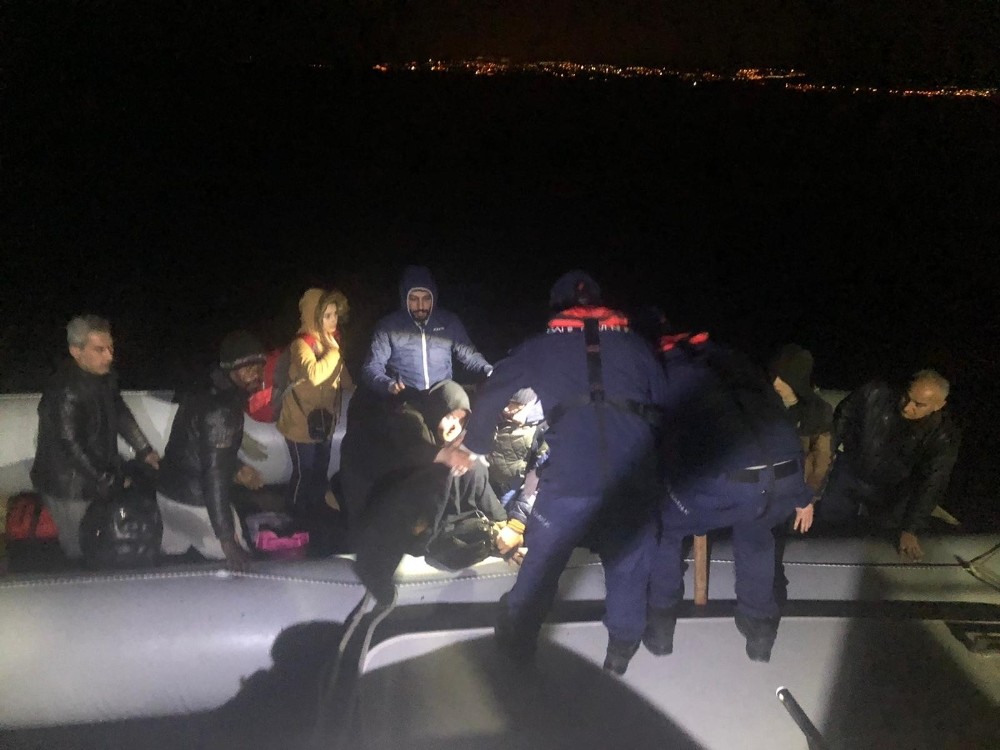 Kuşadası’nda 34 düzensiz göçmen yakalandı 