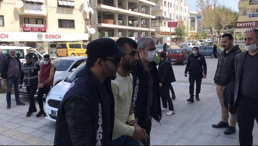 Kuşadası’nda cinayet zanlıları tutuklandı 