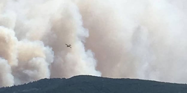 Kuşadası'nda kül yağmuru!