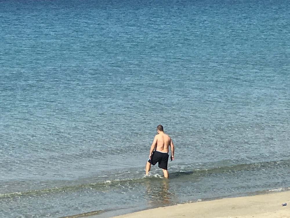Kuşadası’nda Şubat ayında deniz keyfi 