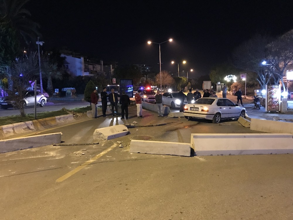 Kuşadası’nda tek yön uygulamasında ilk kaza 