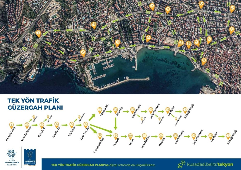 Kuşadası’nda ’Trafik Sakinleştirme’ projesi 22 Mart’ta uygulanmaya başlayacak 