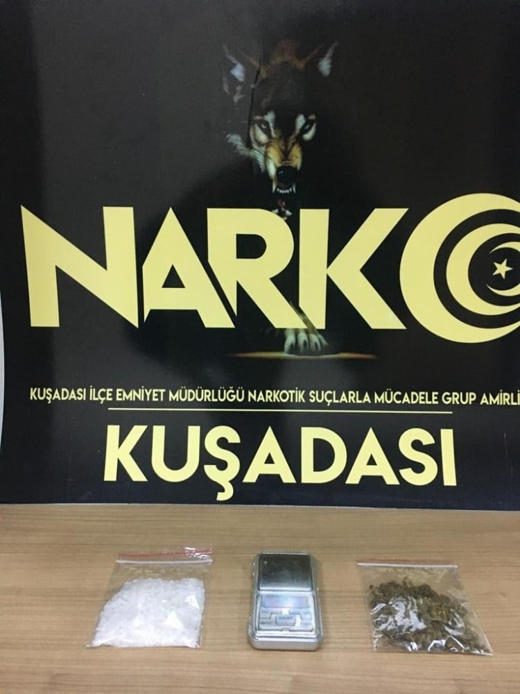 Kuşadası’nda uyuşturucu operasyonu :1 gözaltı 