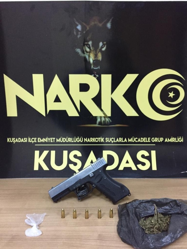 Kuşadası’nda uyuşturucu operasyonu 