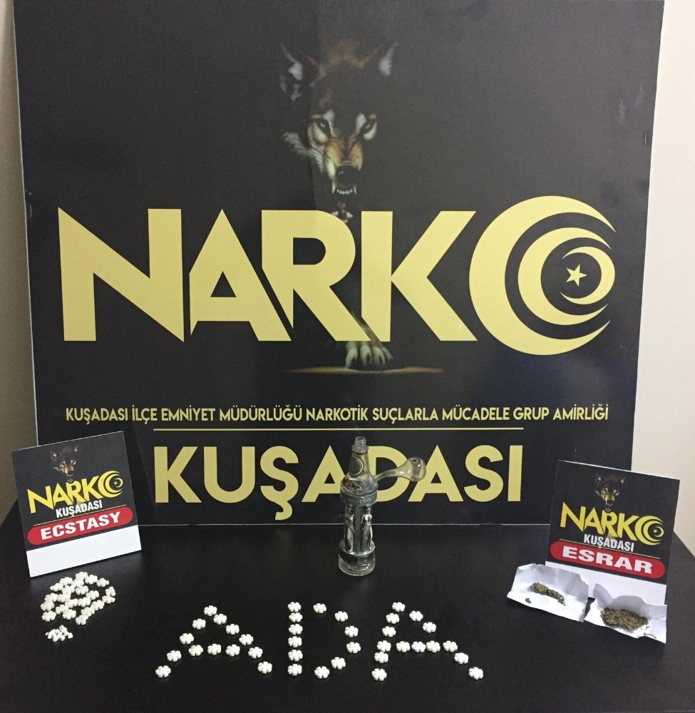 Kuşadası’nda uyuşturucu operasyonu 