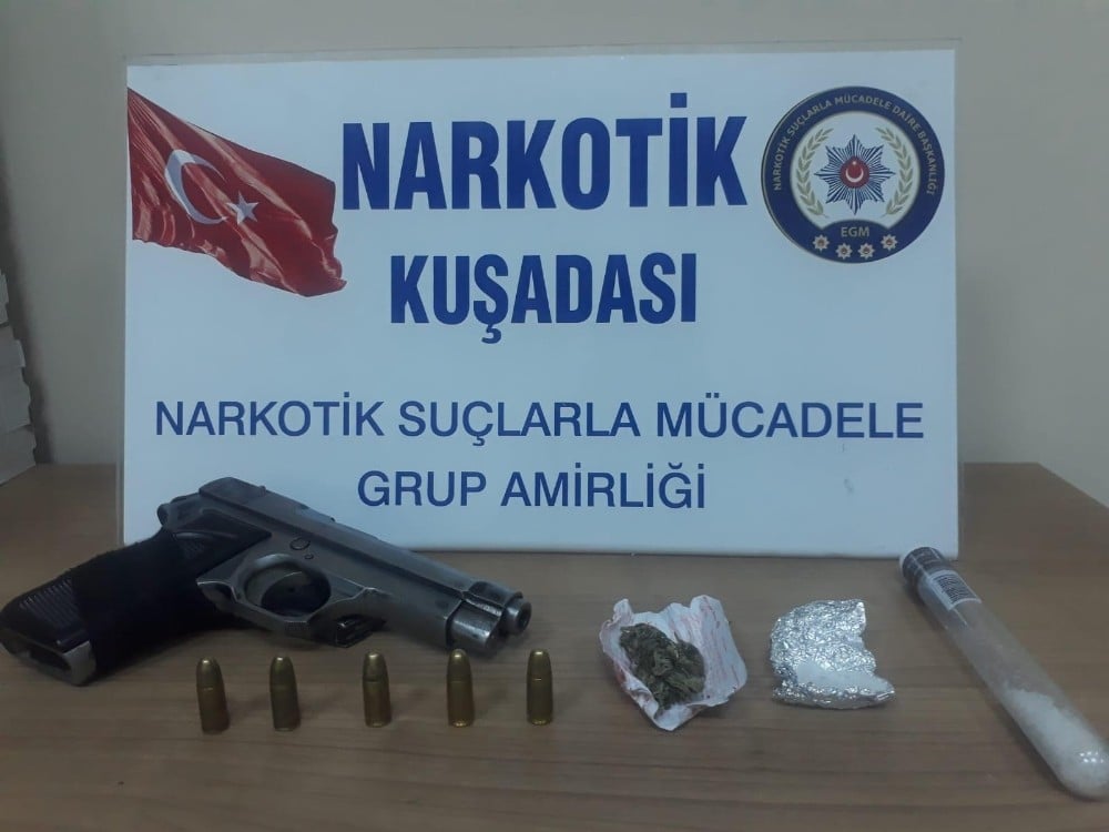 Kuşadası’nda uyuşturucu operasyonu; 2 gözaltı 