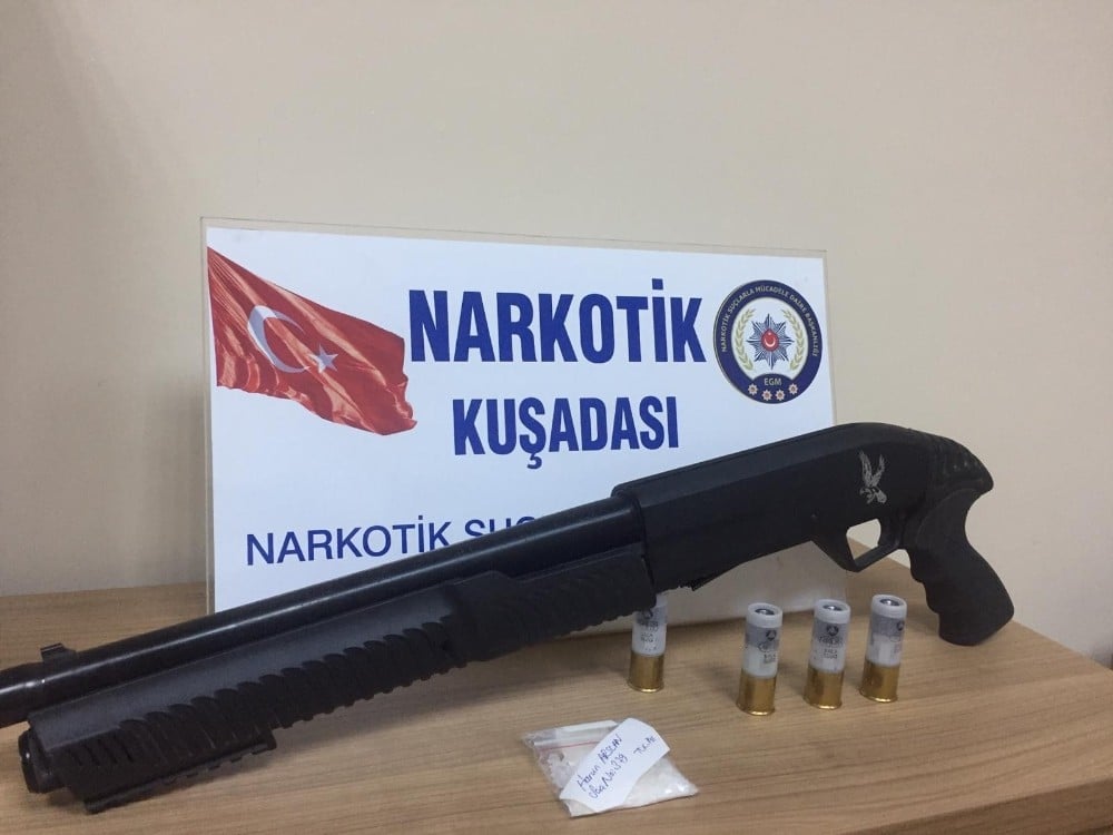 Kuşadası’nda uyuşturucu operasyonu 3 şüpheli yakalandı 