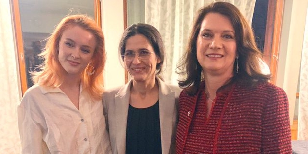 Küstah İsveçli bakan Türkiye'yi kınadı, PKK'ya seslendi: Ben sizin dağınızım