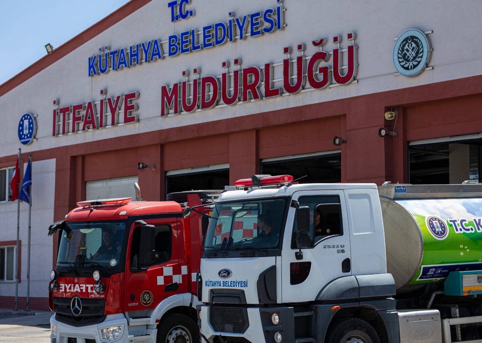 Kütahya Belediyesi itfaiye eri alıyor