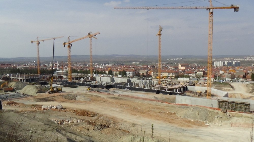 Kütahya Şehir Hastanesi inşaatı hızla devam ediyor 